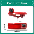 AHD Car Brake Light Rear View Camera Waterproof For Renault Trafic Vauxhall Opel Vivaro Nissan NV300 Fiat Talento(2014-2019)