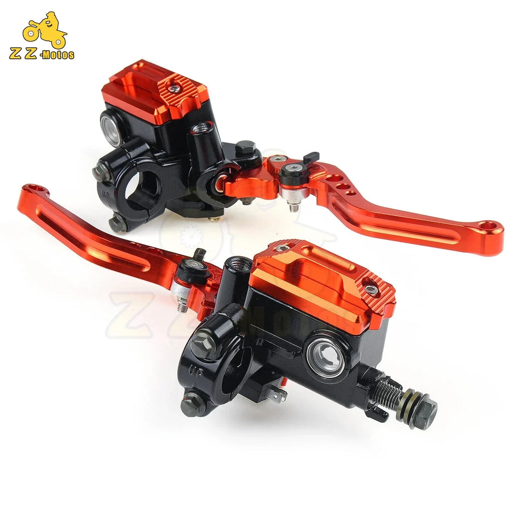 Motorcycle Handlebar Master Cylinder Levers Handle Hydraulic Brake Pump Clutch