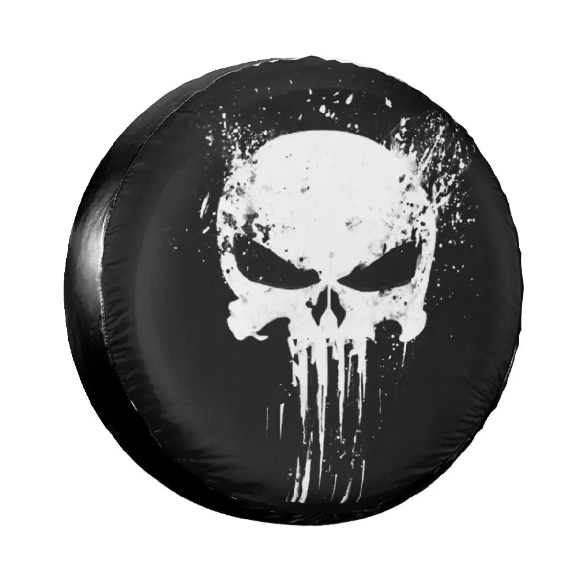 Skeleton Skull Spare Tire Cover Weatherproof Dust-Proof Heavy Metal Wheel Covers for Jeep Pajero 14" 15" 16" 17" Inch