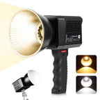 PULUZ 60W COB LED Video Light Handheld Fill Light 2500K-6500K Dual Color Temperature 13000Lux 10000mAh Photography Studio Light