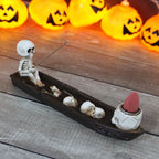 3-piece set of skeleton aromatherapy boat resin crafts, Halloween aromatherapy boat, fresh air fragrance, furniture, living room