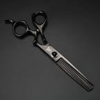 XUANFENG black Mirror Hair Scissors 6-inch JP440C Barber Cutting Scissors and Thinning Scissors Very Cool