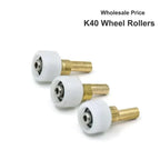 K40 CO2 Laser Engraver Carriage Wheel Roller Set Mini Rubber Rollers + Head Mount 12pcs