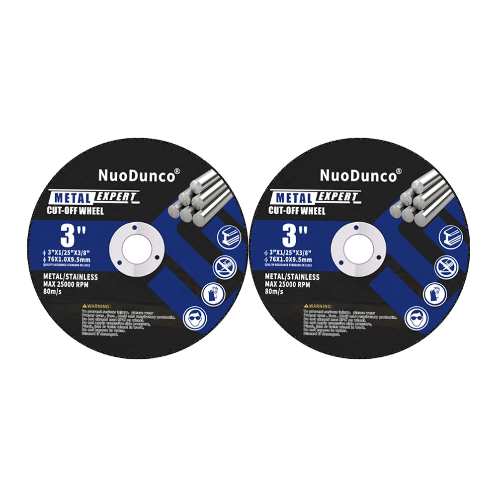 76mm Metal Cutting Disc for Angle Grinder 9.5mm Bore Cut off Wheel Stainless Steel Sanding Grinding Saw Blade for Metal
