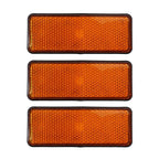 Electric Scooter Rear Reflector Night Safety Warning Plate Waterproof High Bright Universal Motorcycle Car Truck Trailer Parts