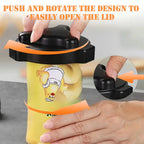 Screw Cap Bottle Opener and Jar Lid Opener Tool, Portable Twist Cap Remover, Pink/Black/Green