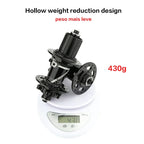 Hassns Cube Pro 7 32/24 Hole mtb Rear K7 Noisy Hub 4 Bearing 6 Pawl 120 Click Bicycle Cube Suitable For 7/8/9/10/11/12 Speeds