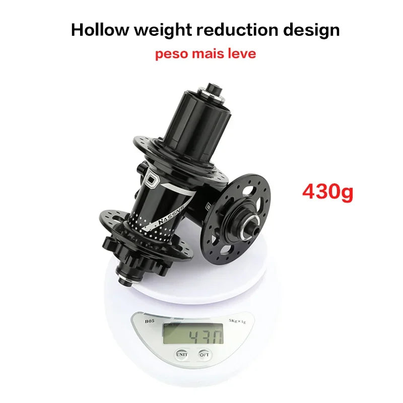 Hassns Cube Pro 7 32/24 Hole mtb Rear K7 Noisy Hub 4 Bearing 6 Pawl 120 Click Bicycle Cube Suitable For 7/8/9/10/11/12 Speeds