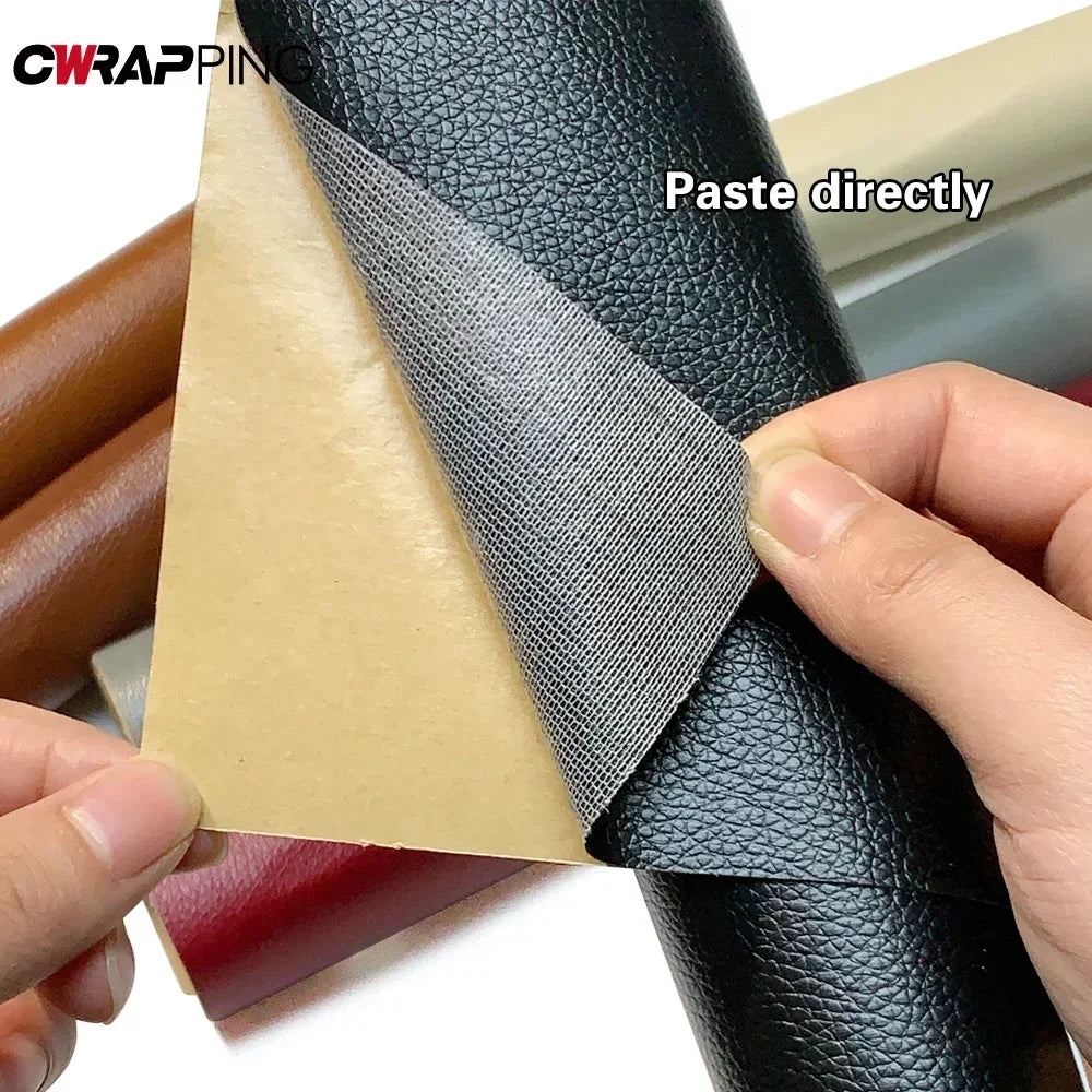 50x137cm Leather Adhesive Sheet Chair Leather Repair Tape Self-adhesive Waterproof Stickers Upholstery Car Vinyl Patch Sticker
