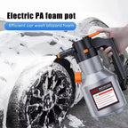 Electric Car Foam Sprayer Pressurized Soap Sprayer High Pressure Fine Foam Automatic Foam Washer Exterior Car Washing Accessory