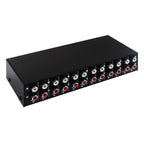 10-in 2 or 2-in 10-out audio signal selection switcher\audio switcher\speaker switcher\two-way switch RCA interface