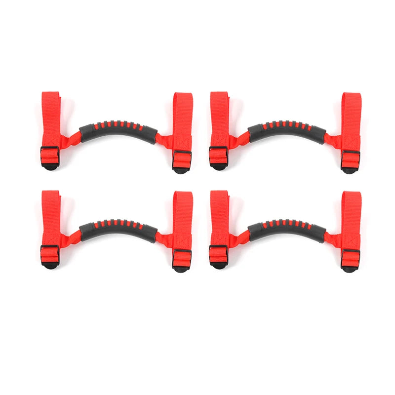 4x4WD Armrest Top Grab Handles Grip Bar Pulling Tab Roll Bar Mount For Jeep Wrangler CJ TJ JK JL Sports Sahara Rubicon