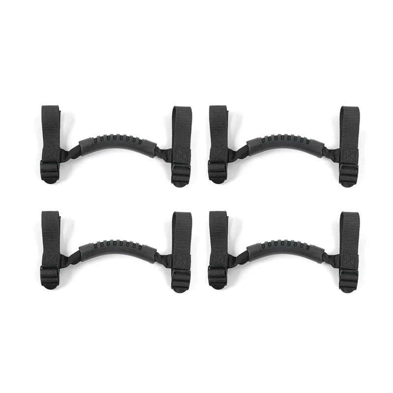 4x4WD Armrest Top Grab Handles Grip Bar Pulling Tab Roll Bar Mount For Jeep Wrangler CJ TJ JK JL Sports Sahara Rubicon