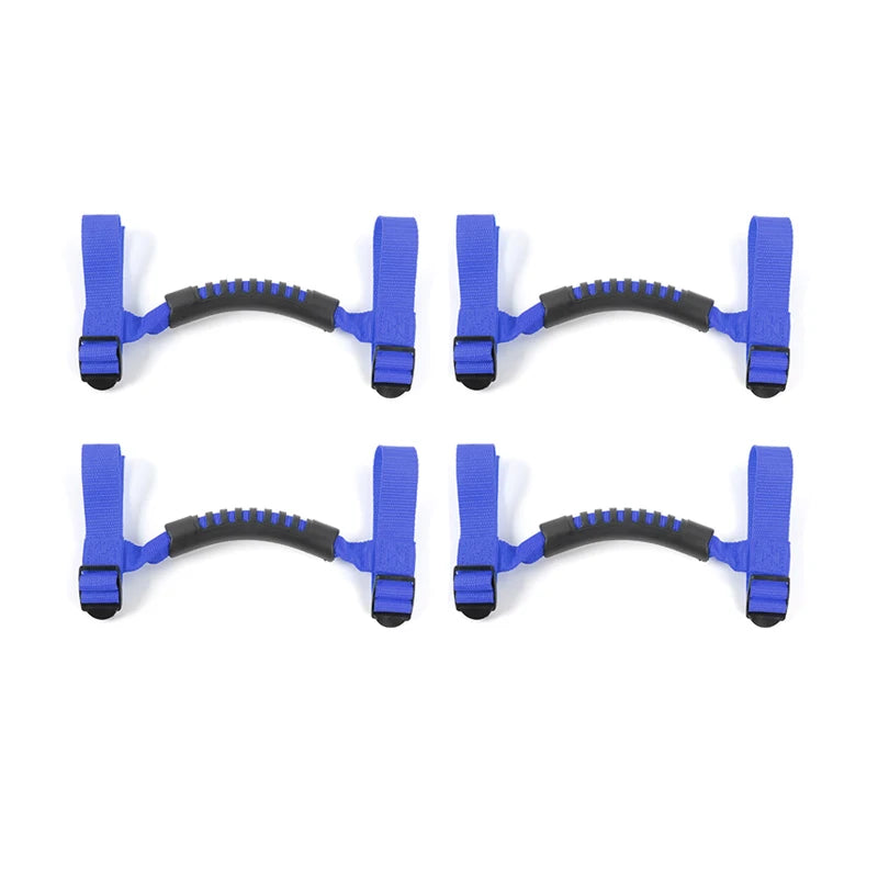 4x4WD Armrest Top Grab Handles Grip Bar Pulling Tab Roll Bar Mount For Jeep Wrangler CJ TJ JK JL Sports Sahara Rubicon