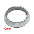 UXCELL Car 45mm 48mm 60mm 65mm 70mm Inner Dia Exhaust Tail Pipe Flange Donut Gasket Muffler Seal Ring 1/2/5/10 Pcs