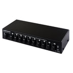 10-in 2 or 2-in 10-out audio signal selection switcher\audio switcher\speaker switcher\two-way switch RCA interface