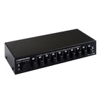 10-in 2 or 2-in 10-out audio signal selection switcher\audio switcher\speaker switcher\two-way switch RCA interface